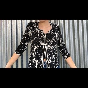 Black and White Cardigan
